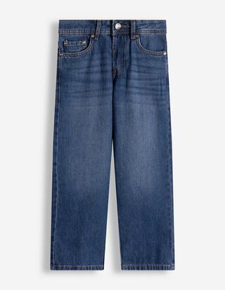 Jeans - Losse pasvorm - donkerblauw