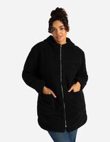 Kab&aacute;t - Ply&scaron;ov&yacute; flau&scaron; - cierna