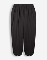 Hose - Musselin - schwarz