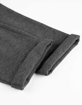 Jogpants - Fixierter Beinumschlag - dunkelgrau