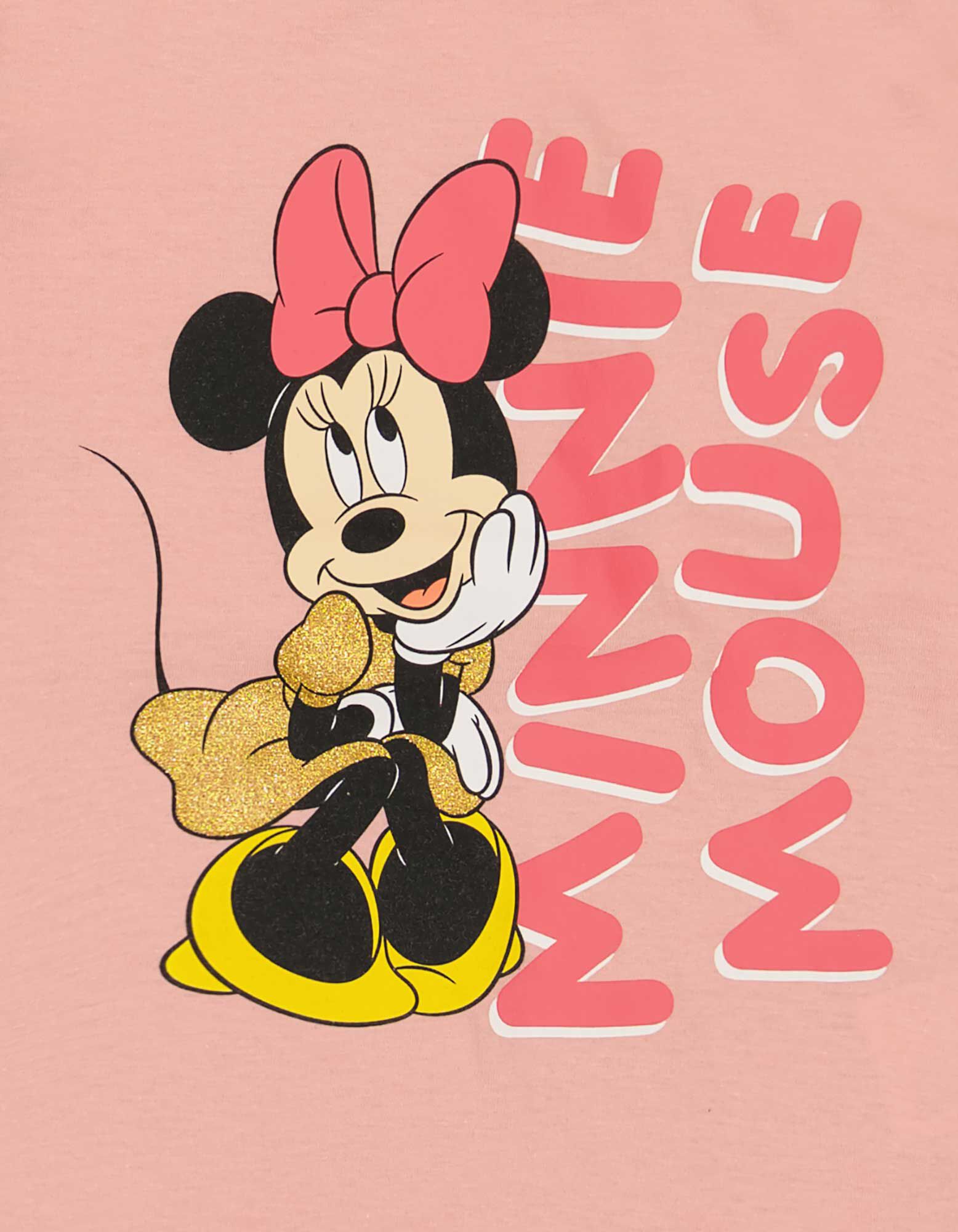 Tričko s dlh&yacute;mi ruk&aacute;vmi - Minnie Mouse - ruzova