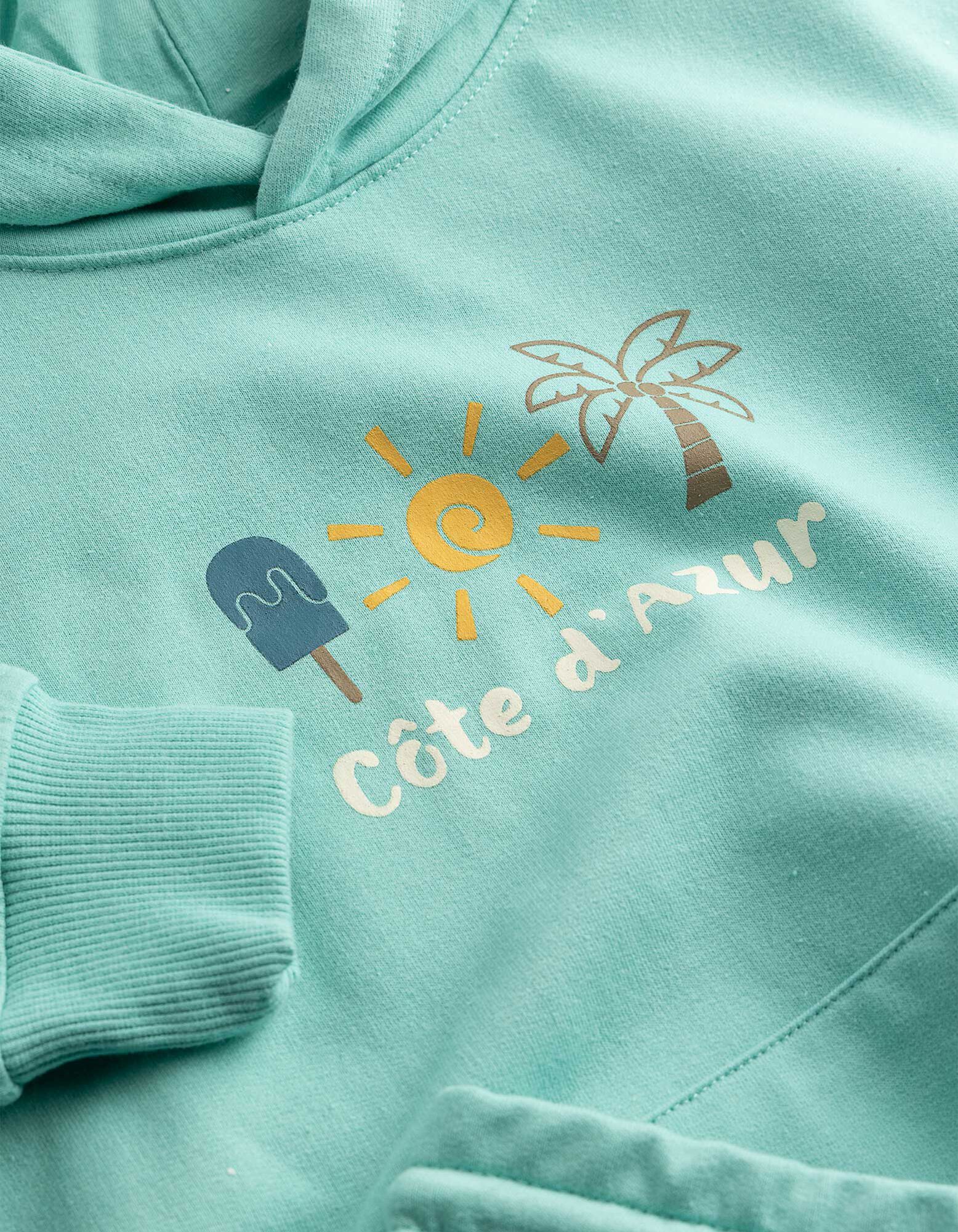 Set aus Sweatshirt und Shorts - Sweat - T&uuml;rkis