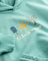 Set aus Sweatshirt und Shorts - Sweat - T&uuml;rkis