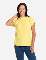 T-s&auml;rk - p&uuml;stine krae - helekollane