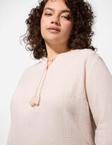 Bluse - Baumwolle - weiß