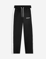Joggingbroek - Contraststrepen - zwart