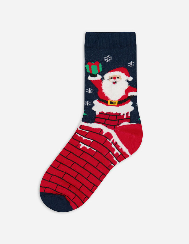 Sokken - Kerst - donkerblauw
