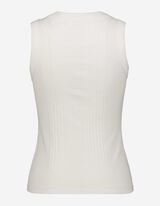 Majica na bretele - Rastegljivo - bela