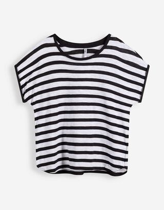 Shirt - Streifen - Schwarz