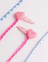 Haarklammer - 4er-Pack - hellblau