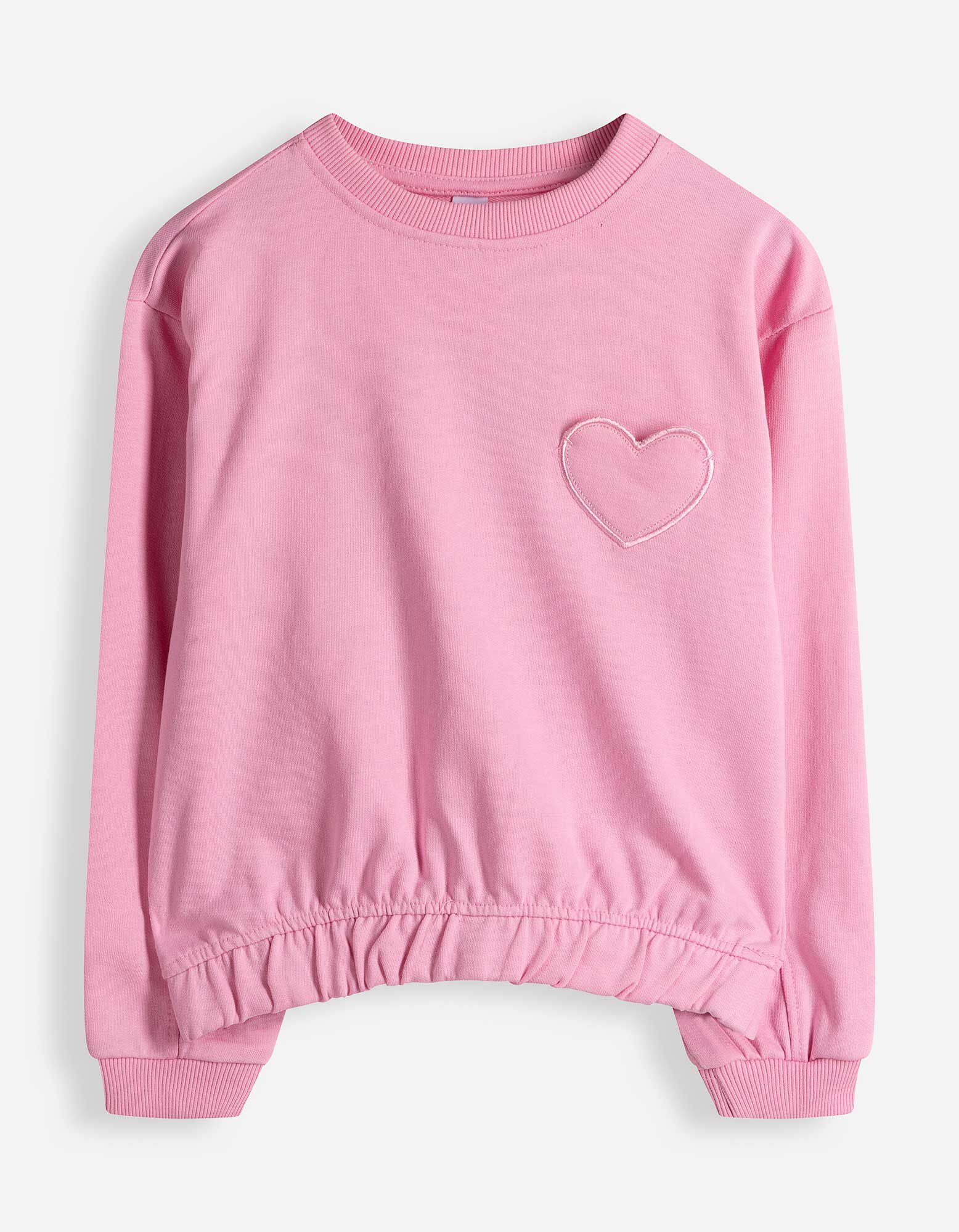 Sweatshirt - Brusttasche - pink