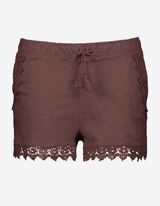 Damen Shorts - Häkelspitze