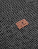 Troyer - Tkanina waflowa - ciemny szary