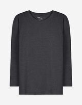 Longsleeve - Katoen - donkergrijs