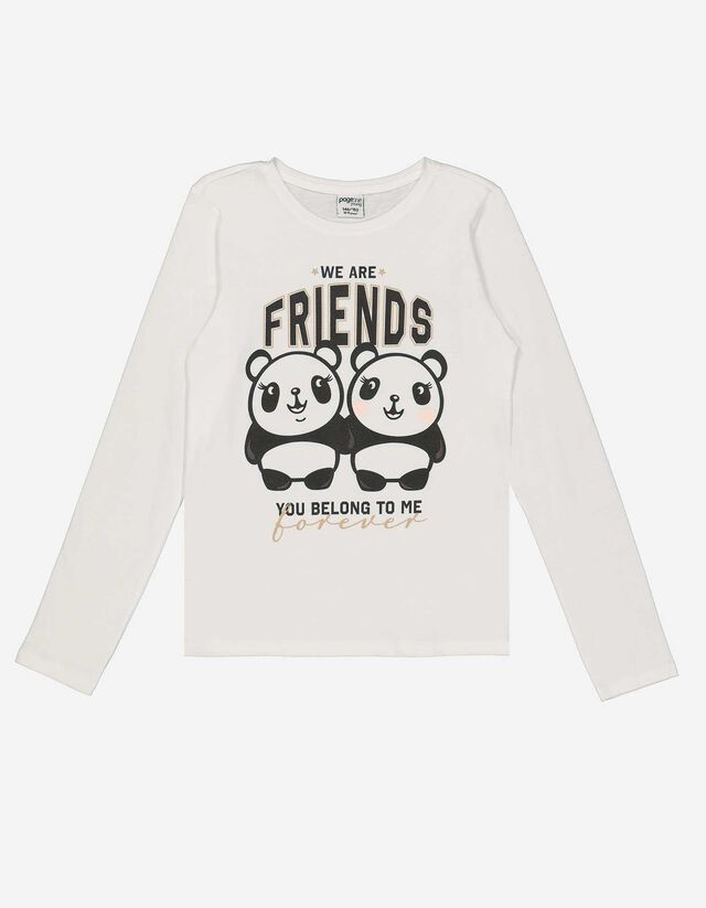 Mädchen Langarmshirt - Messageprint
