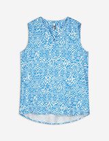 Blouseshirt - LENZING™ ECOVERO™ - blauw