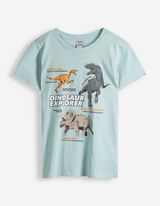 Shirt - Voorkantprint - lichtblauw