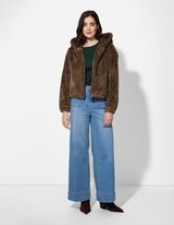 Dzseki - Ejtett vállú - barna