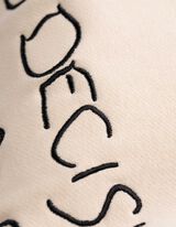 Sweatshirt - Print - beige