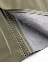 Sukně - Imitace kůže - tmave zelena