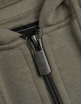 Sweatjacke - Kapuze mit Tunnelzug - hellgrün