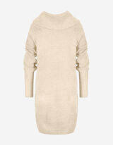 Pletena haljina - Karmen izrez - bez