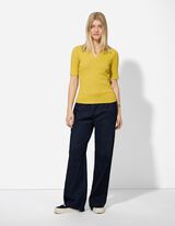 Polokošile - Směs bavlny - tmave zluta