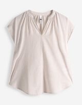 Halenkov&eacute; tričko - Proužky - b&eacute;žov&aacute;