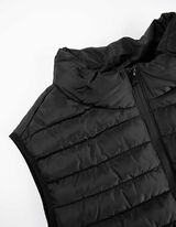 Steppelt mellény - Állógallér - fekete