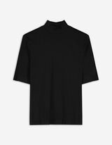 T-shirt - 3/4-mouwen - zwart