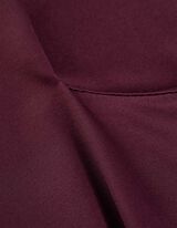 Majica kratek rokav - Mešanica materialov - temno vijolicna