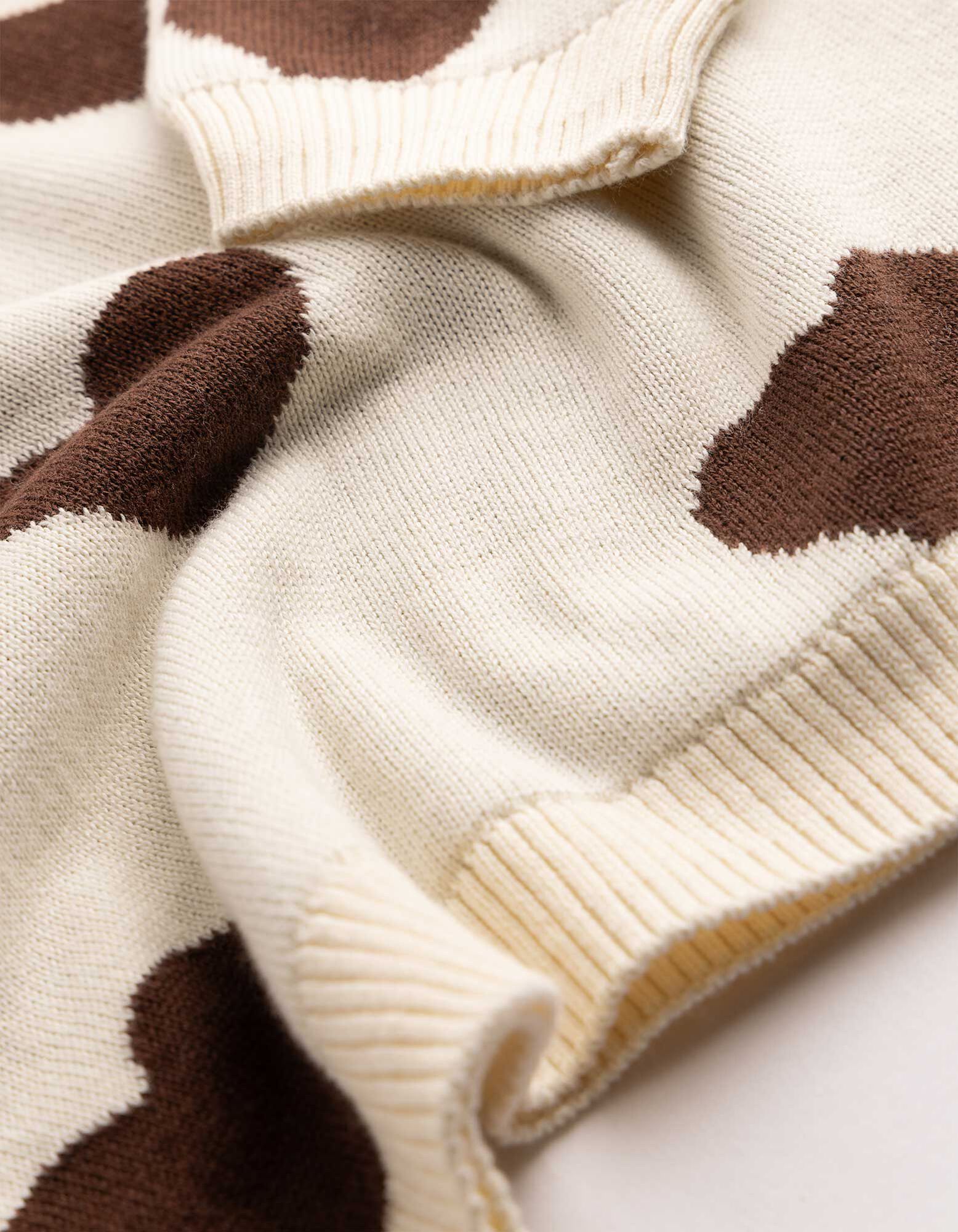 Pullover - Allover-Muster - Hellgelb