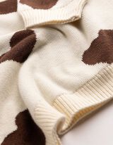 Pullover - Allover-Muster - Hellgelb