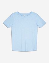 Tricou - Conținut de viscoză - Albastru deschis