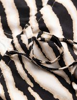 Kleid - Allover-Print - wei&szlig;