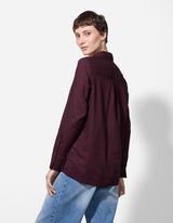 Halenka - Náprsní kapsa - tm. lila