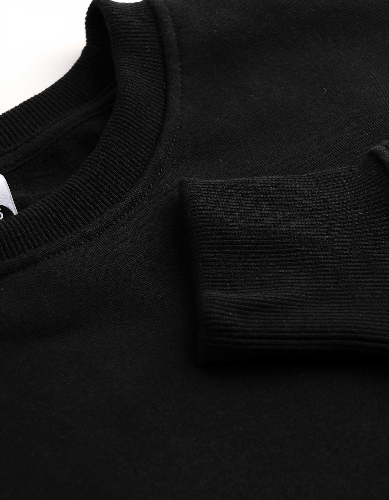 Sweatshirt - Oversized Fit - Schwarz