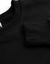 Sweatshirt - Oversized Fit - Schwarz