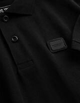 Poloshirt - Piqu&eacute; - schwarz