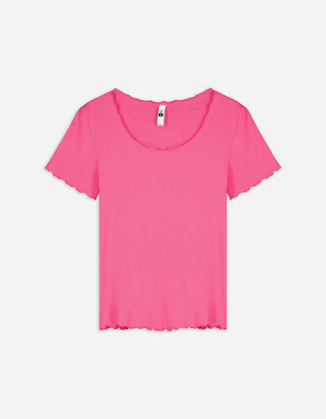 Tricou - Amestec de bumbac - Roz