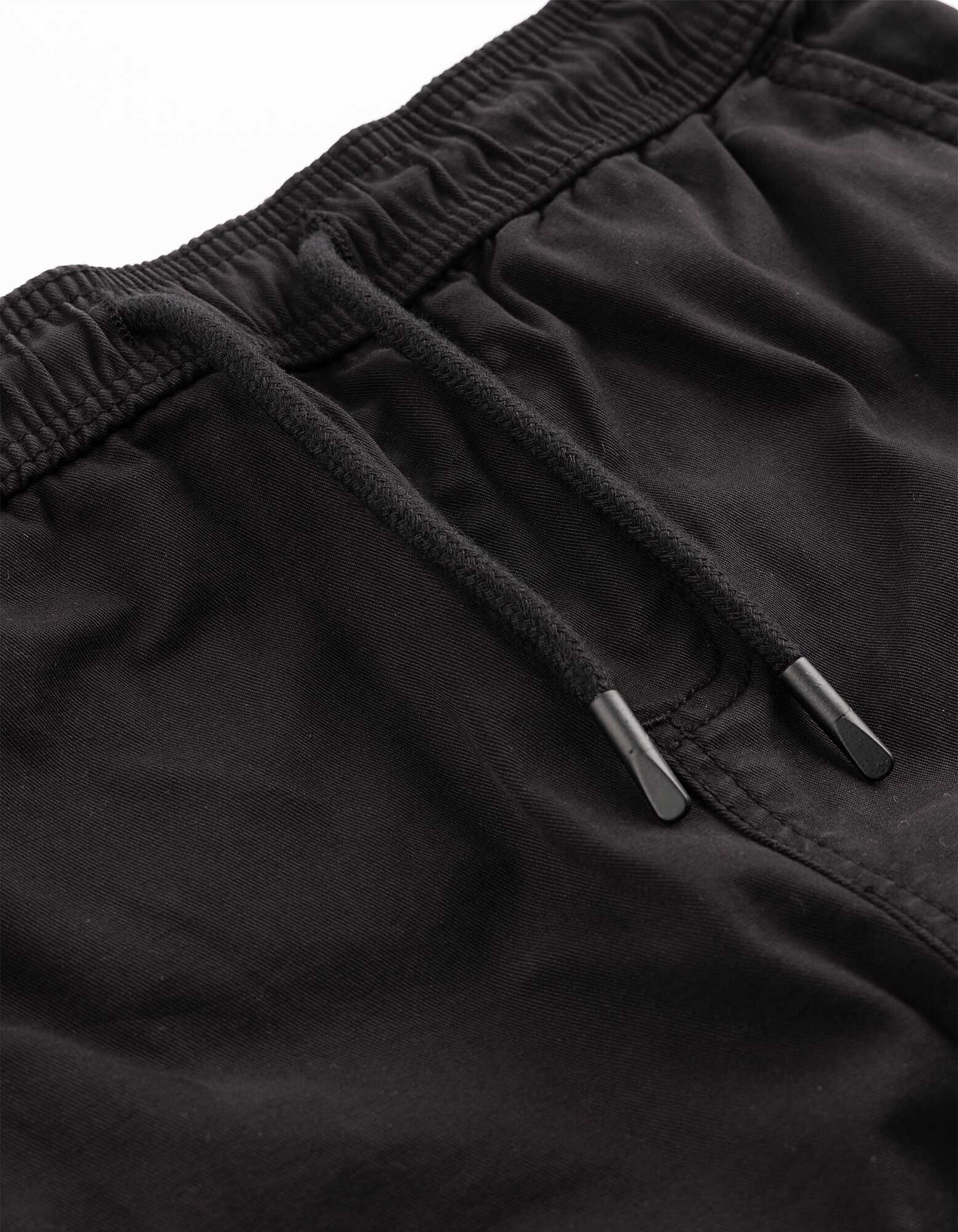 Cargohose - Jogger Fit - Schwarz