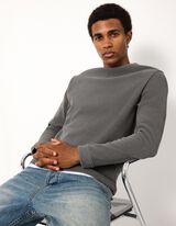 Langarmshirt - Double-Layer-Look - Khaki
