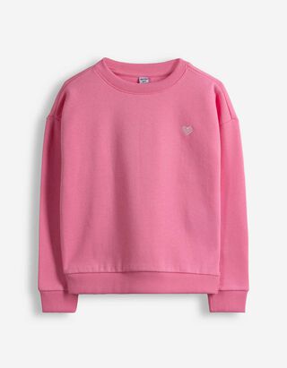 Sweatshirt - Borduursels - pink