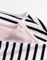 Langarmshirt - 2er-Pack - lila