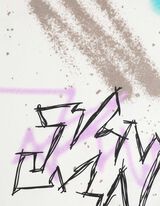 Tričko s dlhými rukávmi - Celoplošná potlač - biely