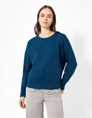 Sweatshirt - Oversized Fit - Dunkelblau