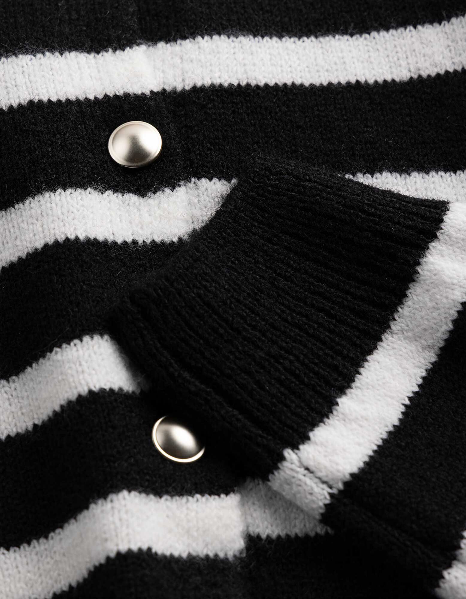Cardigan - Knopfleiste - Schwarz