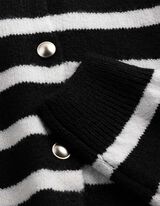 Cardigan - Knopfleiste - Schwarz