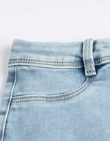 Kapri hlače - Visok pas - svetlo modra