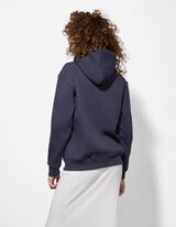 Kapuutsiga dressipluus - kapuuts - tumesinine